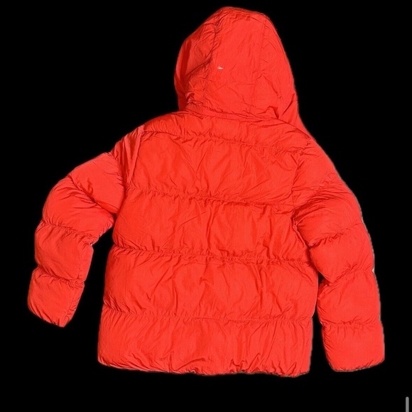 Nike Air Jordan Puffer Jacket Red Black Full Zip Hooded Repel DQ8104-612 Men's - Picture 2 of 8